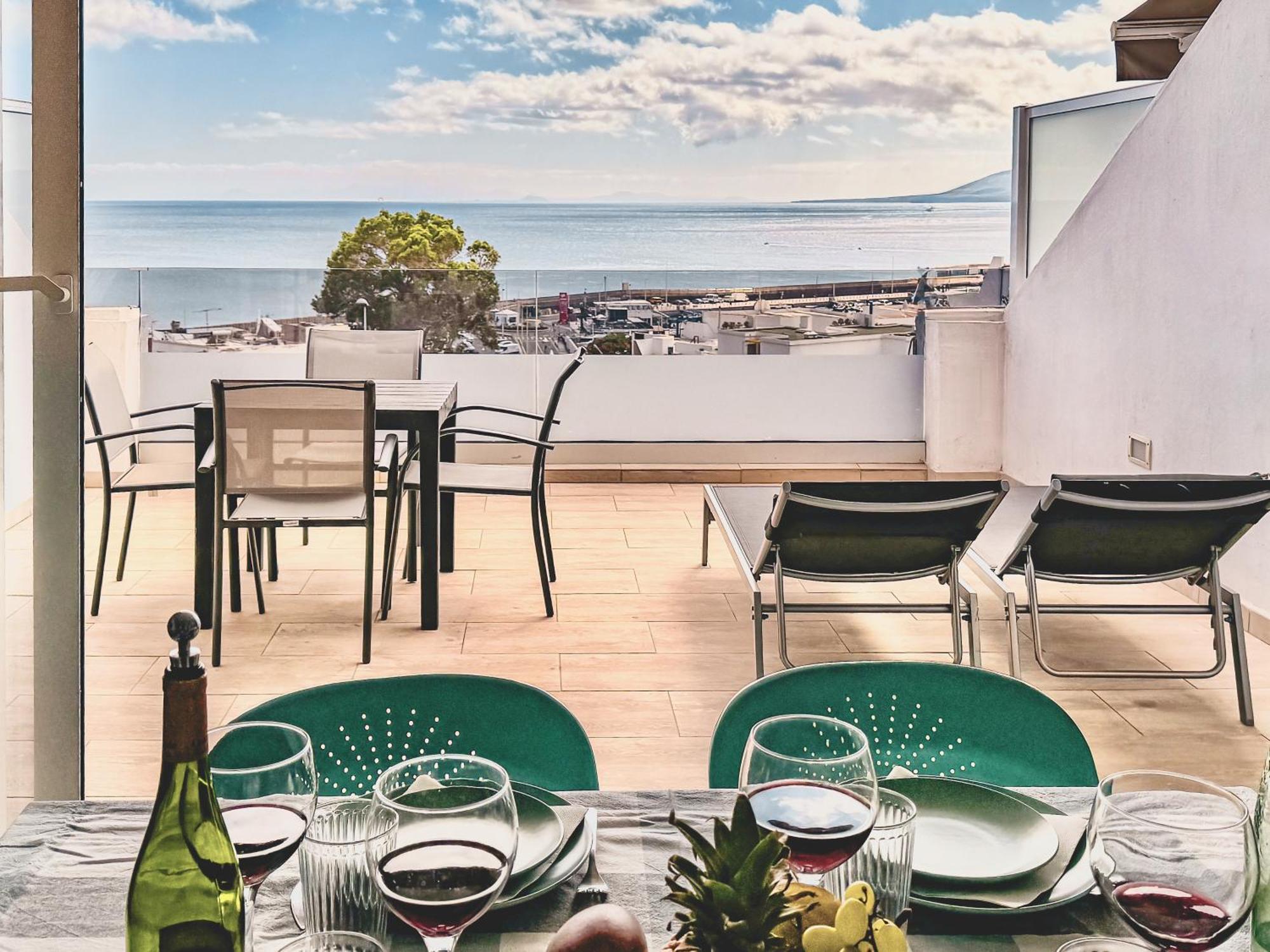 Arthouse Sea View - Acquamarina E Zaffiro Villa Puerto del Carmen  Eksteriør billede